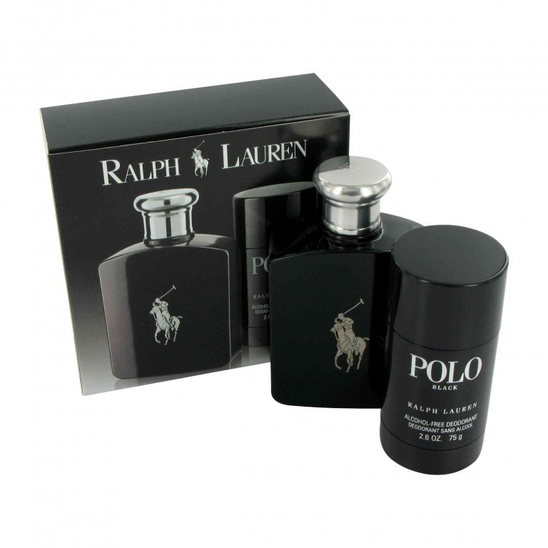 Ralph Lauren SET Polo Black M) edt 125ml + dst 75ml