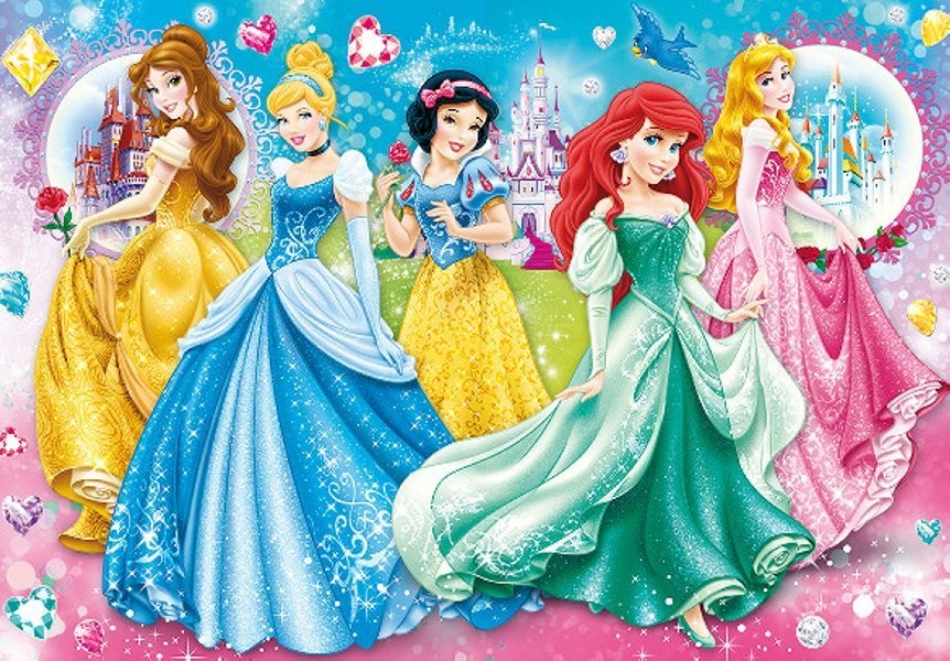 Clementoni Puzzle 3w1 memo Księżniczki 353664