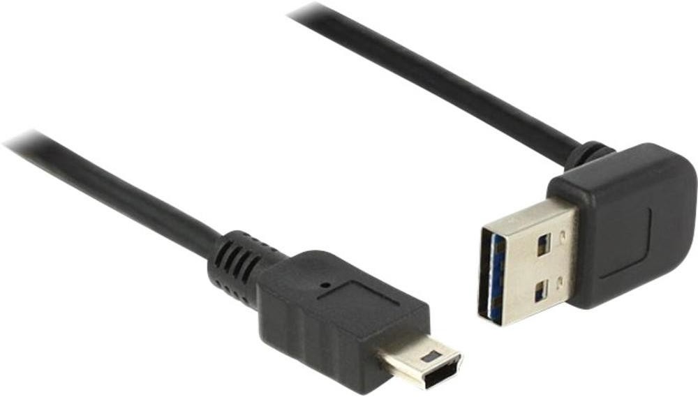 Delock Kabel USB 2.0 83543 [1x Złącze męskie USB 2.0 A 1x Złącze męskie mini-USB 2.0 B] 1 m czarny