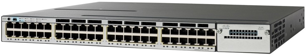 Linksys Catalyst 2960-X 48 GigE PoE 740W, 2 x 10G SFP+, LAN Base WS-C2960X-48FPD-L