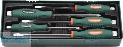 Jonnesway Profesionalny ZESTAW 5SZT. wkrętakÓW ŚLUSARSKICH Z WKŁADKĄ D70105SP