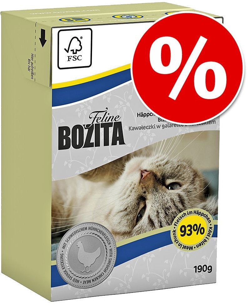 Bozita Feline W Galarecie, 12 X 190 G W Super Cenie! Hair & Skin Sensitive