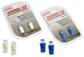CarCommerce Żarówki LED 12V 5W T10 białe - 2szt.