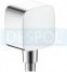 Hansgrohe 26457000 Fixfit przyłącze węża z zaworem zwrotnym, DN15, chrom