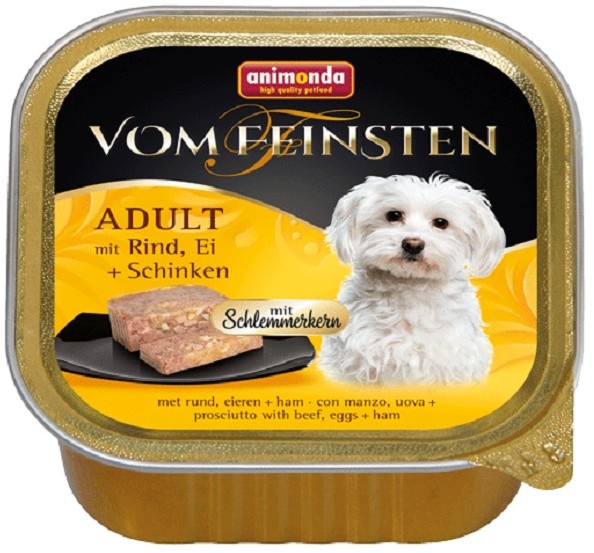 Animonda Vom Feinsten Classic Smak: Wołowina, Jajko + Szynka 150G