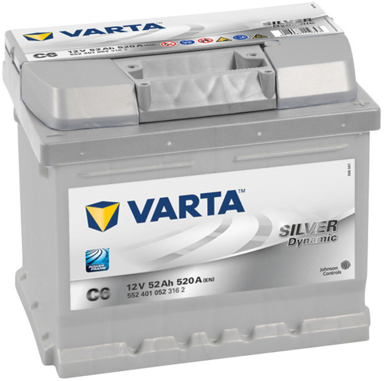 Varta Silver dynamic 12 V 52 Ah