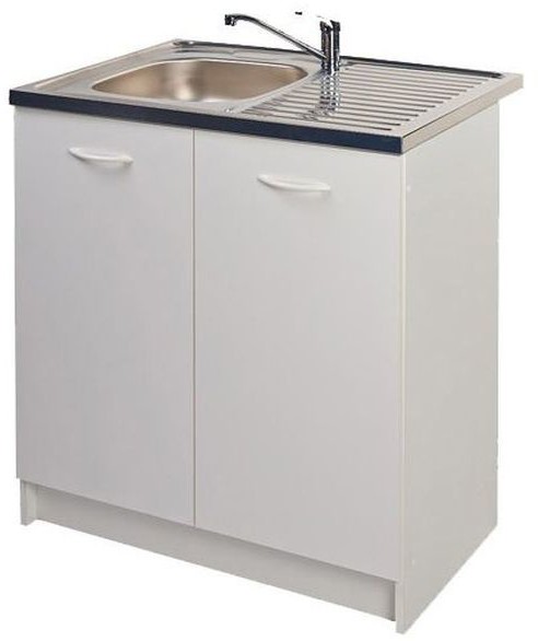 Szafka kuchenna zlewozmywakowa 80 cm biała