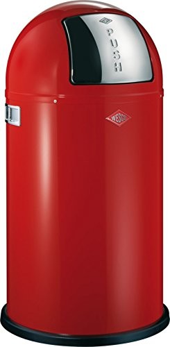 Wesco Pushboy 175 831-02 kosz na śmieci, czerwony 175831-02