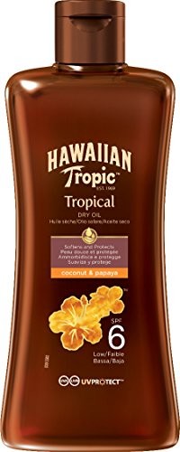 Hawaiian Tropic Protective Dry Oil LSF 6, 200 ML Y00523F0