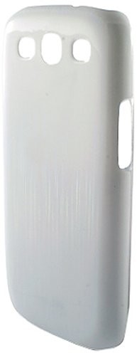 Ksix B8466CAR25 Line Hard Case für Samsung Galaxy SIII I9300 weiß