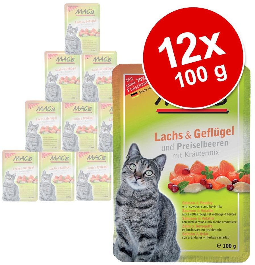 MACs Megapakiet MAC´s w saszetkach 24 x 100 g Kurczak