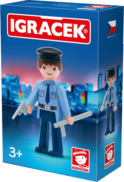 Igráček IGRÁČEK Policjant z dodatkami