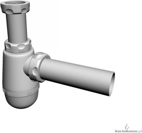 Akces półsyfon umywalkowy, butelkowy, odejście proste [17034]