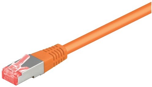 Goobay Cat6 SSTP kabel sieciowy (2 X RJ45, 20 m) Pomarańczowy 4040849934728