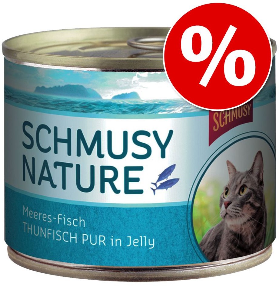 Schmusy Nature Ryba W Puszkach, 12 X 185 G W Super Cenie! - Tuńczyk