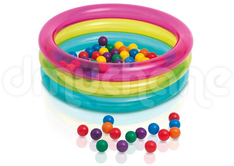 Intex Kojec dmuchany z piłkami 86 x 25 cm 48674
