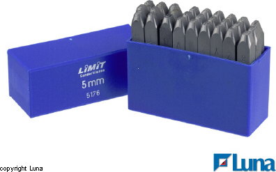 LIMIT Stempel alfabetowy 8 mm do stali i innych metal