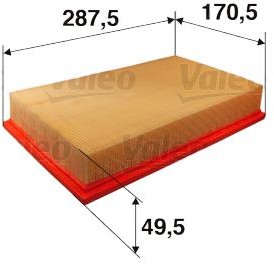 Valeo filtr powietrza panelowy 585117 - Bezpłatny zwrot do 30 dni, największy wybór produktów. 585117