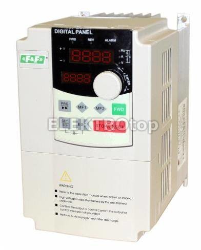 F&F Falownik trójfazowy Uwe=3x400V AC, Iwe=16,5A, Uwy=3x400V AC, Iwy=13A, Pmax=5