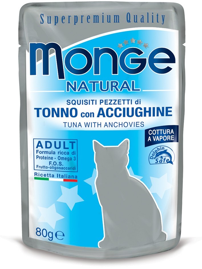 Monge Saszetka Tuńczyk Z Anchois W Galarecie 80G