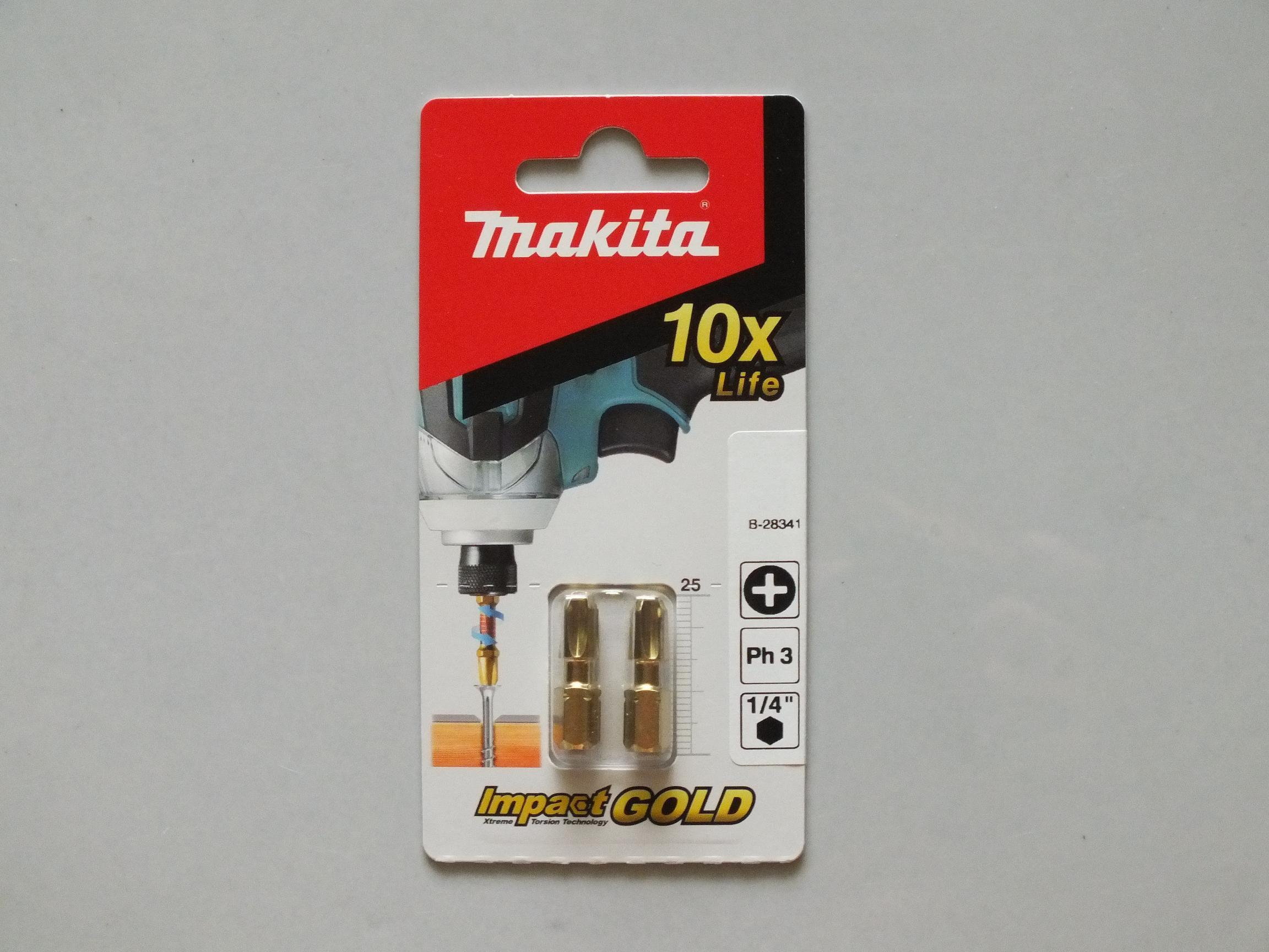 Makita SKRĘTNE MAGNETYCZNE zestaw bitów IMPACT GOLD B-28341
