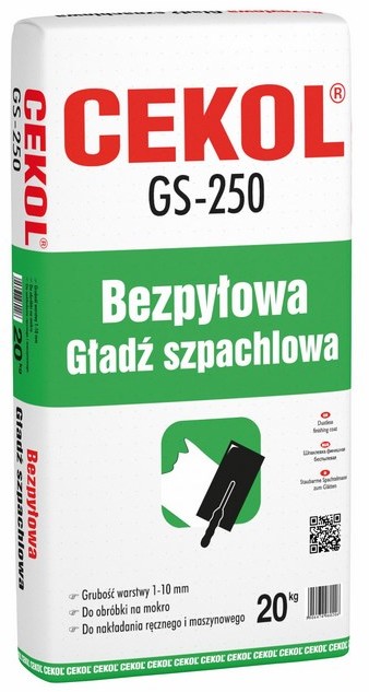 Cekol Gładź szpachlowa bezpyłowa 20 kg