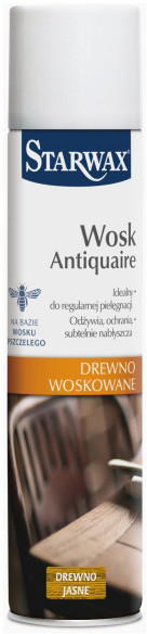 Wosk Strawax w aerozolu jasne drewno 300 ml
