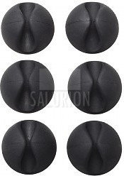 BlueLounge CableDrop uchwyty na kabel 6 szt. czarne (CD-BL-EU)