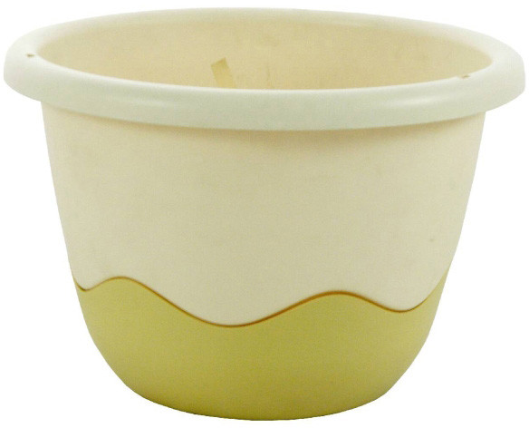 Donica Mareta z nawadnianiem 30 cm jasna / ciemna kość słoniowa