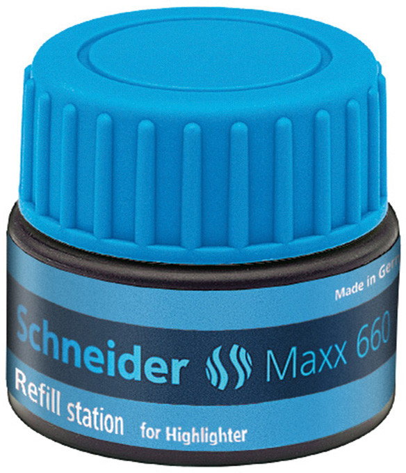 Schneider Stacja uzupełniająca Maxx 660, 30 ml, niebieski SR166003