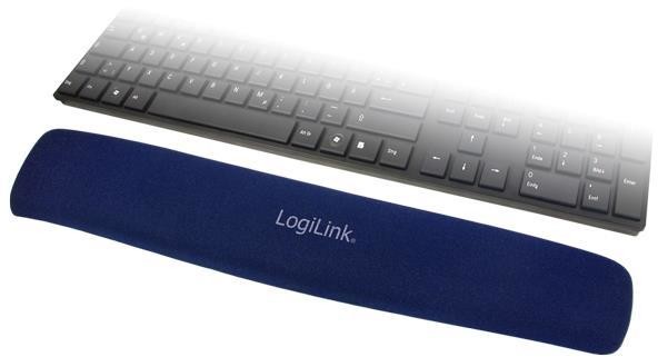 LogiLink Podkładka pod klawiaturę ID0045 LogiLink żelowa, niebieska ID0045