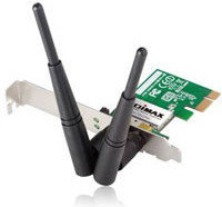 Edimax Technology Wireless 802.11b/g/n 300Mbps PCIe , low profile bracket (EW-7612PIN V2)