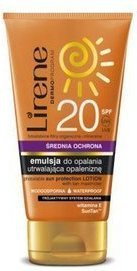Lirene SPF20 emulsja do opalania utrwalająca opaleniznę 150ml