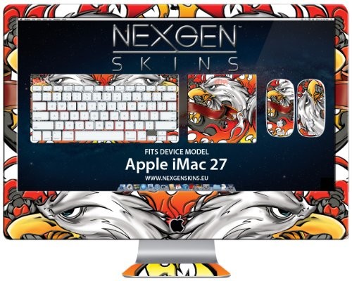Apple Nexgen Skins IMAC270032 70009 Iron Eagle z efektem 3d Skin Case do iMac 27 0758524874026