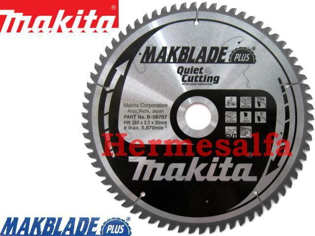 Makita Piła tarczowa do drewna 260 x 30 mm B-08707