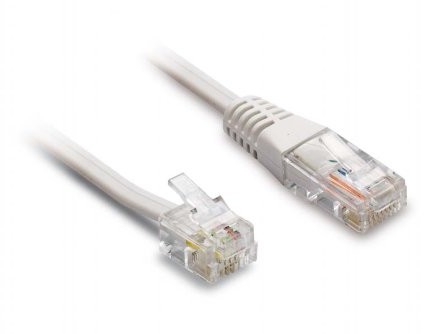 Metronic przewód łączący (RJ-45 RJ-11, 10 m) Biały 495229
