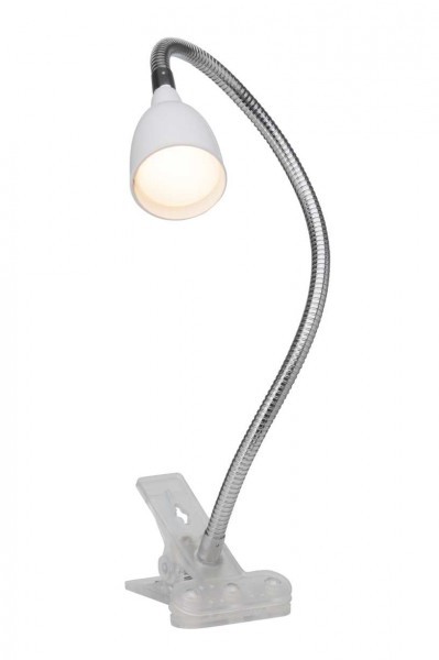 Brilliant Anthony lampa z klipsem LED Biały, 1-punktowy G92936/05