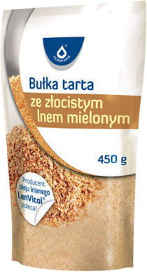 Oleofarm Sp. z o.o. Bułka tarta ze złocistym lnem mielonym 450 g