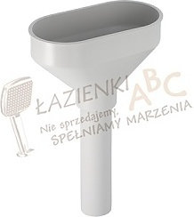 Geberit Wpust do skroplin z lejem biały bez syfonu (152.378.11.1)