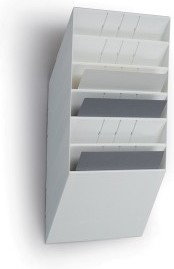 Durable FLEXIBOXX A4 6 poziomych pojemników na dokumenty, kolor biały