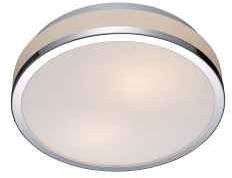 Italux Oprawa lampa sufitowa Camry 1x60W E27 chrom, biały 5007-S