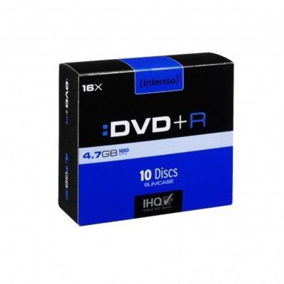 Intenso DVD+R 4.7GB 16x 10 Slim - 4111652