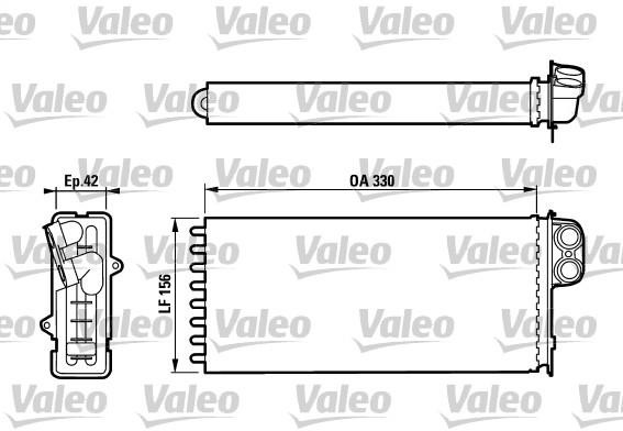 Valeo nagrzewnica 812128 812128