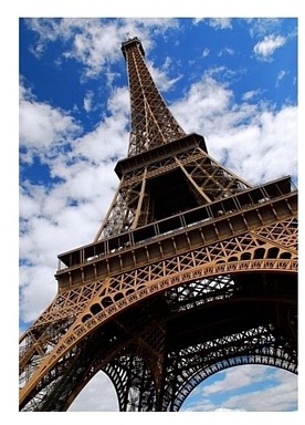 Nice wall Eiffel tower - reprodukcja RS0333