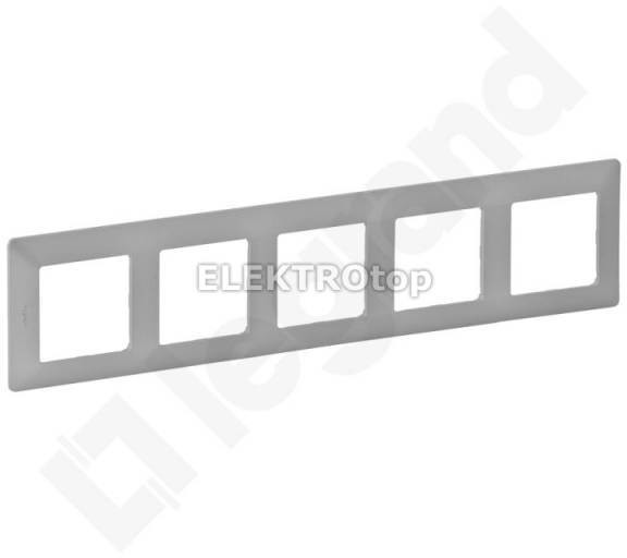 Legrand 754135VALENA LIFE RAMKA X5 ALUMINIUM