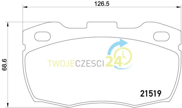 TEXTAR Zestaw klocków hamulcowych, hamulce tarczowe 2151902