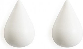 Normann Copenhagen Wieszak Dropit Biały Mały 2 szt. 331510