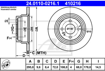 ATE (Continental Aftermarket GmbH) 24.0110-0216.1