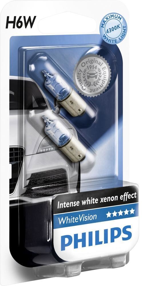 Philips H6W WhiteVision 12V 6W BAX9s