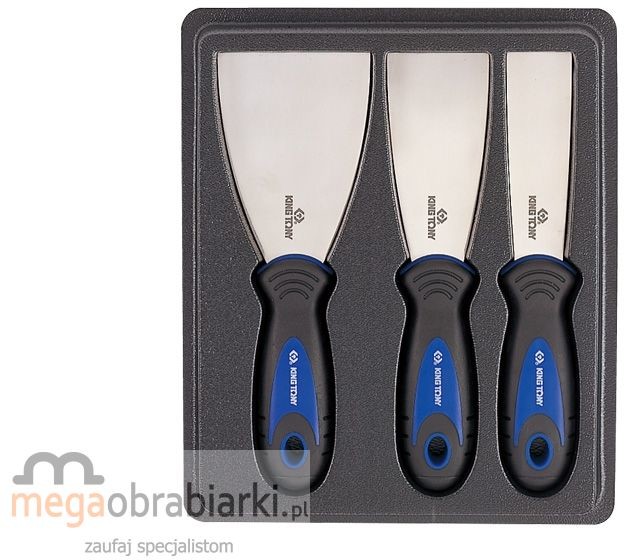 KING TONY Zestaw szpachli ze stali nierdzewnej 9CJ013